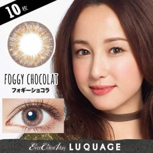 (EL1003)EverColor 1day LUQUAGE FoggyChocolat 10片裝